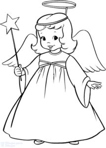 angel dibujo