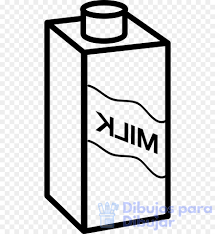 dibujo caja de leche