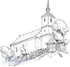 dibujo iglesia infantil