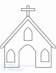 dibujos iglesias para niños