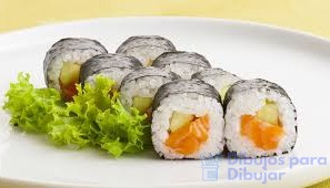 fotos de platos de sushi