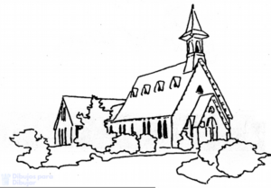 iglesia dibujo animado