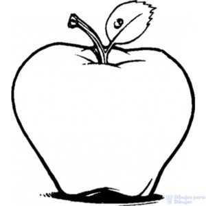 manzana para dibujar