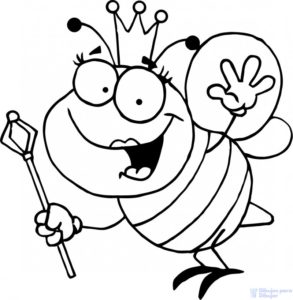 abejas para dibujar 1