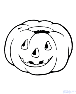 calabaza halloween dibujo