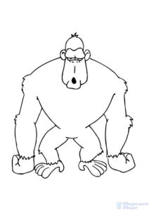 caricaturas de gorilas