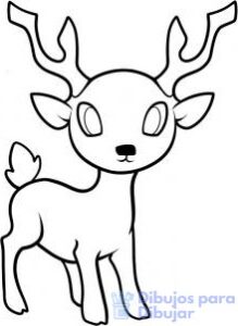 como dibujar un ciervo paso a paso