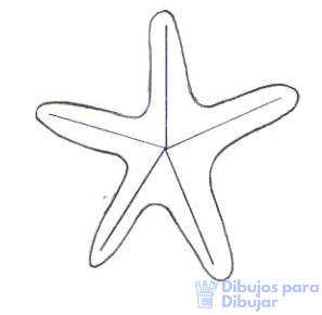 dibujos de estrellas de mar para colorear