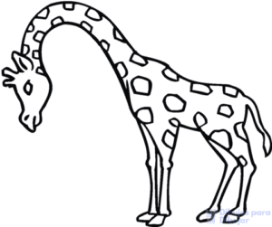 dibujos de jirafas para colorear