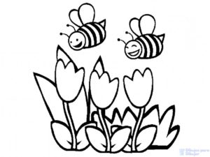 imagenes de abejas para colorear 1