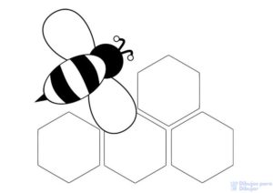 imagenes de abejas para dibujar 1
