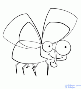 como dibujar moscas