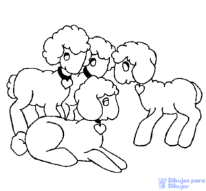 dibujos de ovejas para imprimir