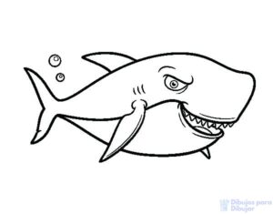tiburones animados para niños