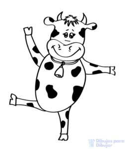 vaca facil de dibujar
