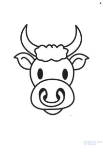 vaca para dibujar